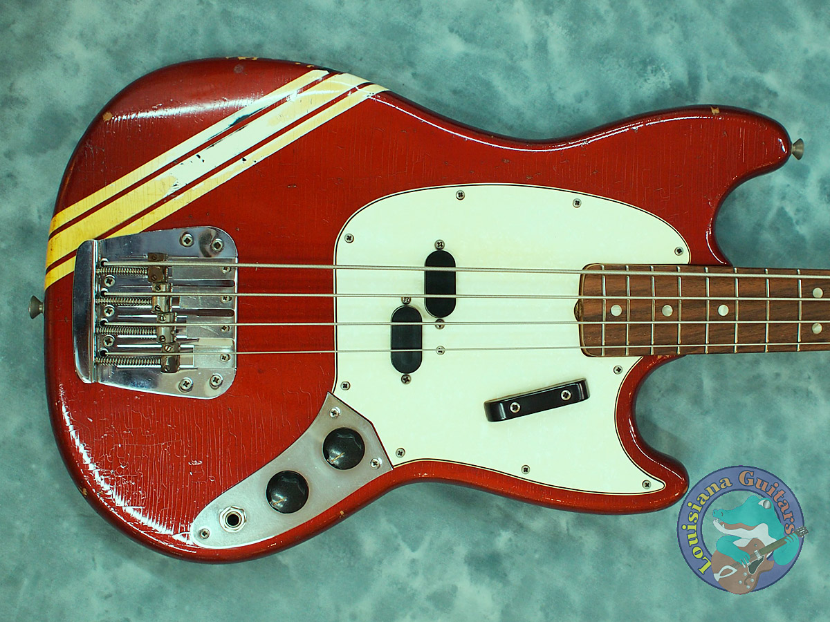 Fender Mustang Bass Competition Red '70